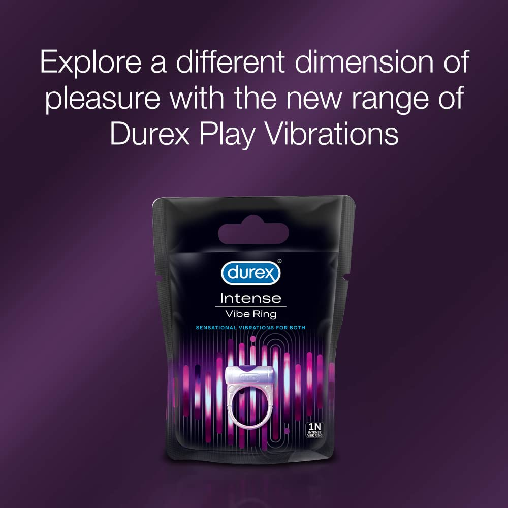 Durex Air Ultra Thin Condoms - 10s & Durex Play Vibrations Ring