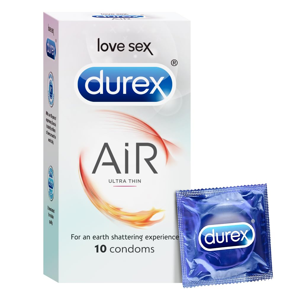 Durex Air Ultra Thin Condoms - 10s & Durex Play Vibrations Ring