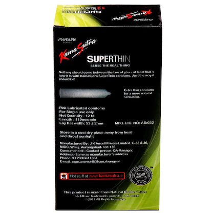 Kama Sutra Superthin Condom Pack Of 12