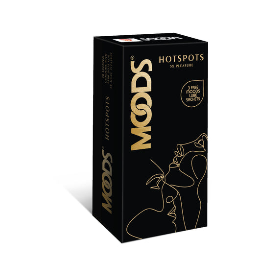 MOODS Hotspots Condoms 10's