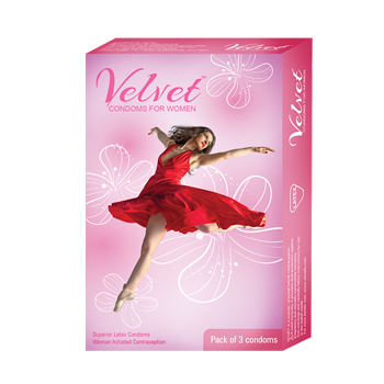 MOODS FEMALE CONDOMS VELVET 3'S