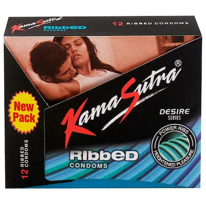 Kama Sutra Ribbed Condom Pack of 12