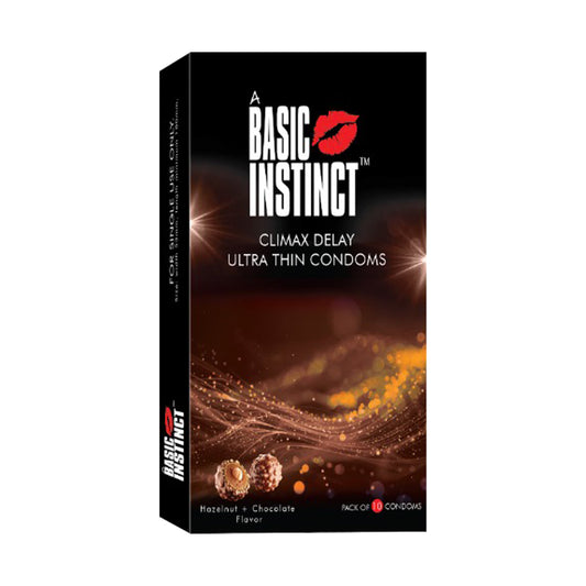 Climax Delay Ultrathin Condoms  Hazelnut+Chocolate Pack of 10